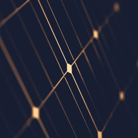 Closeup of new material